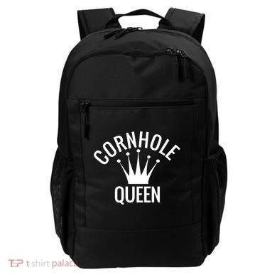 Cornhole Queen Gift Cornhole Champion Crown Gift Backpack