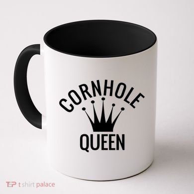 Cornhole Queen Gift Cornhole Champion Crown Gift Coffee Mug