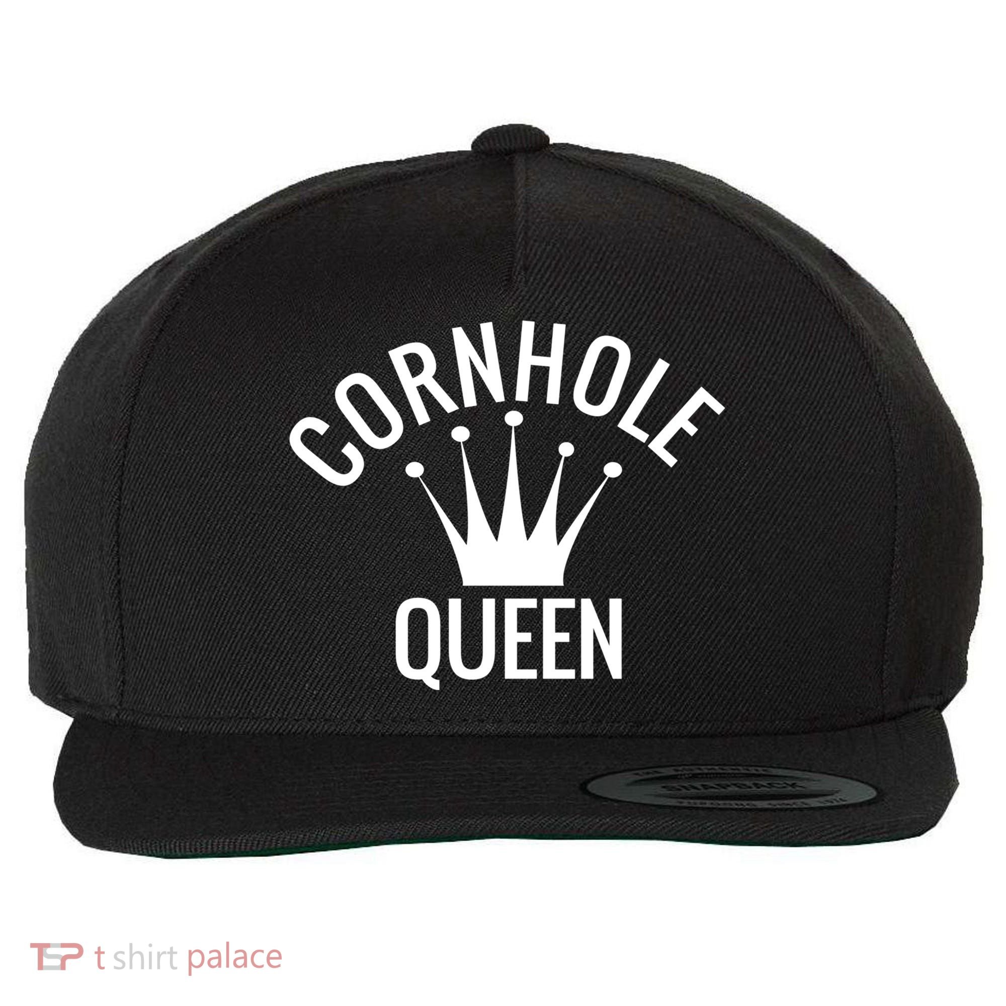 Cornhole Queen Gift Cornhole Champion Crown Gift Wool Snapback Cap