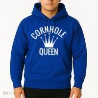 Cornhole Queen Gift Cornhole Champion Crown Gift Hoodie thumb 2