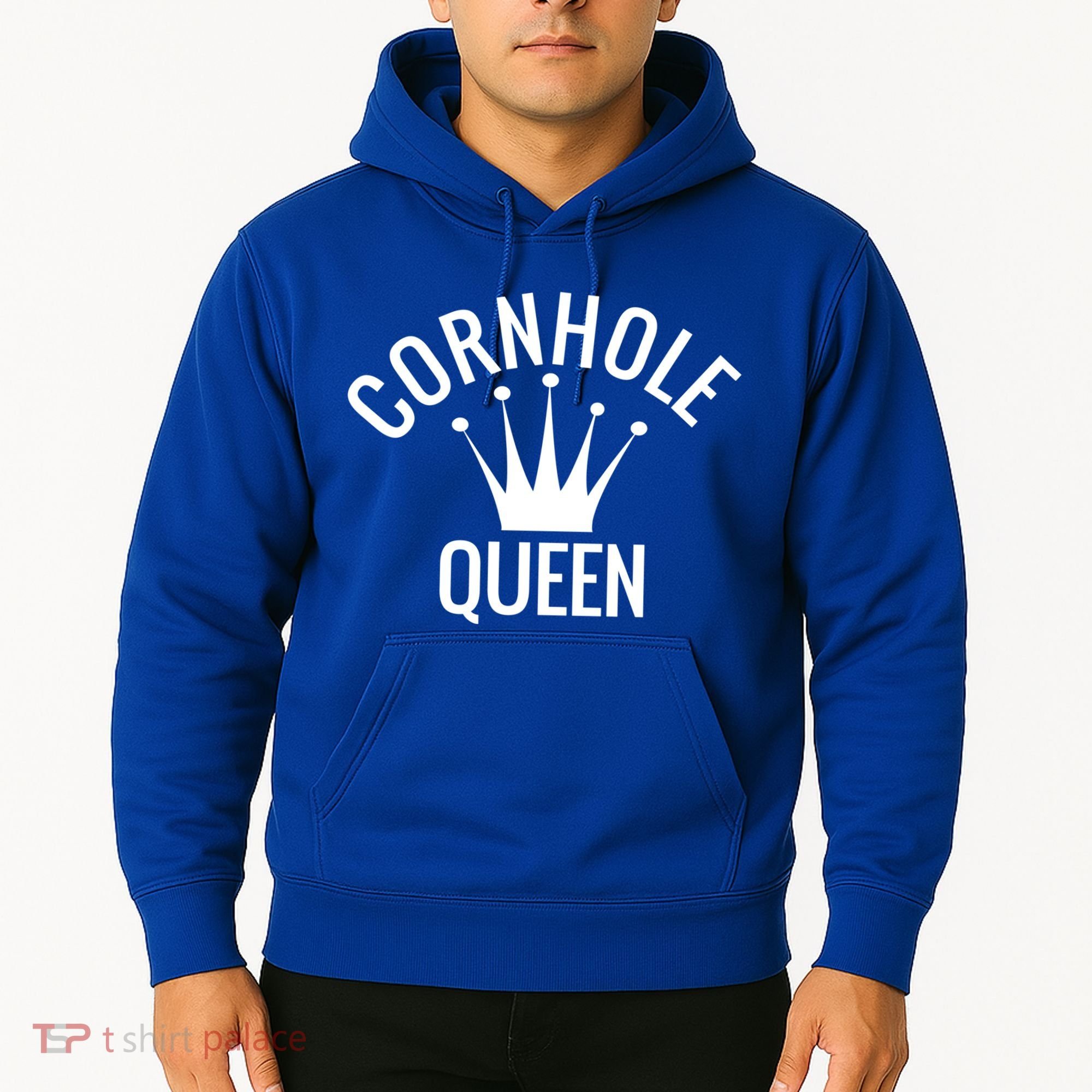 Cornhole Queen Gift Cornhole Champion Crown Gift Hoodie