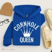 Cornhole Queen Gift Cornhole Champion Crown Gift Hoodie thumb 4