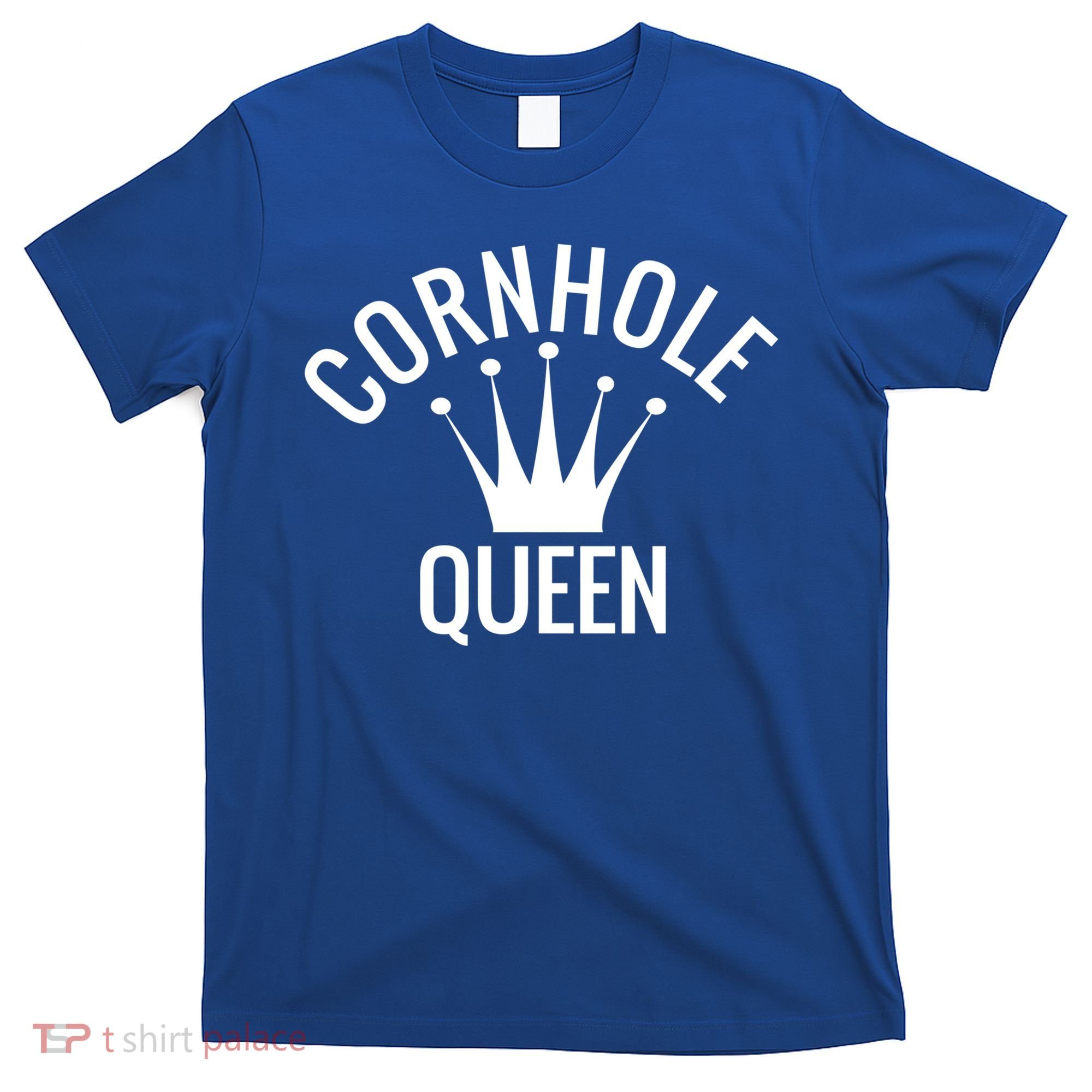 Cornhole Queen Gift Cornhole Champion Crown Gift T-Shirt