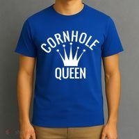 Cornhole Queen Gift Cornhole Champion Crown Gift T-Shirt thumb 3
