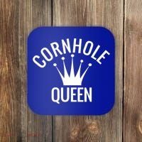 Cornhole Queen Gift Cornhole Champion Crown Gift Coaster thumb 0