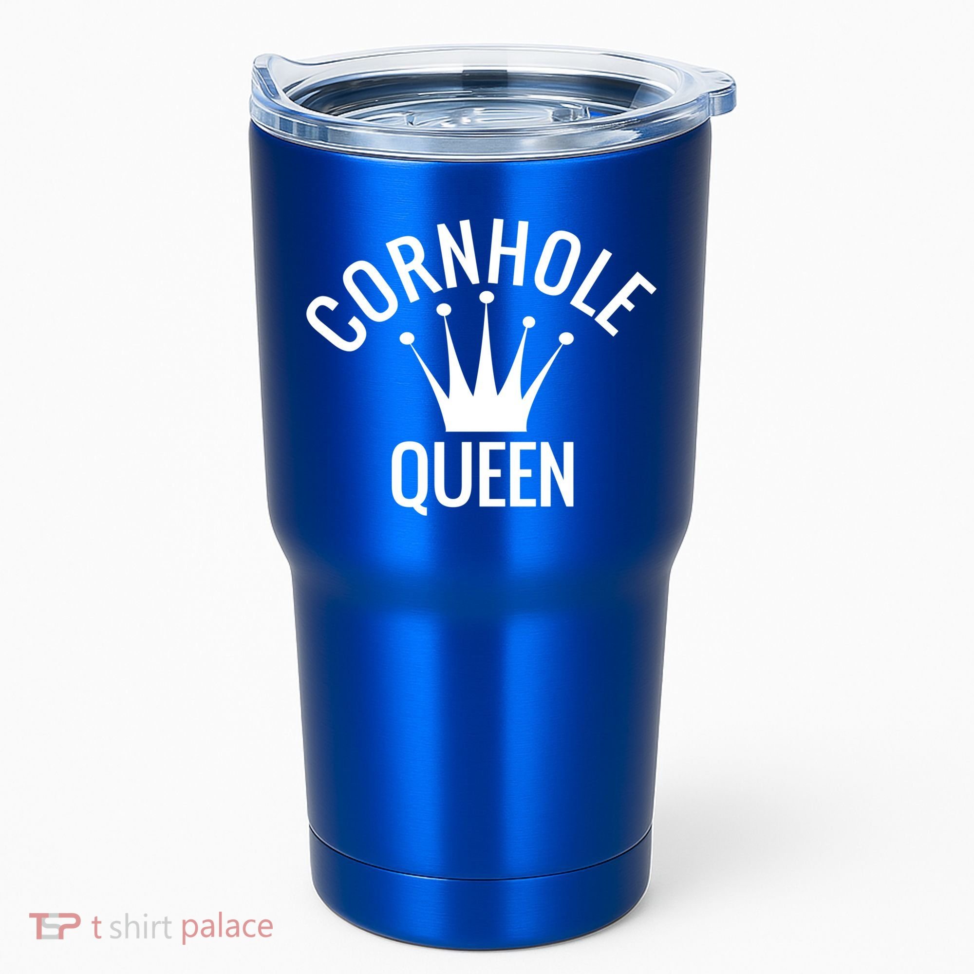 Cornhole Queen Gift Cornhole Champion Crown Gift Tumbler