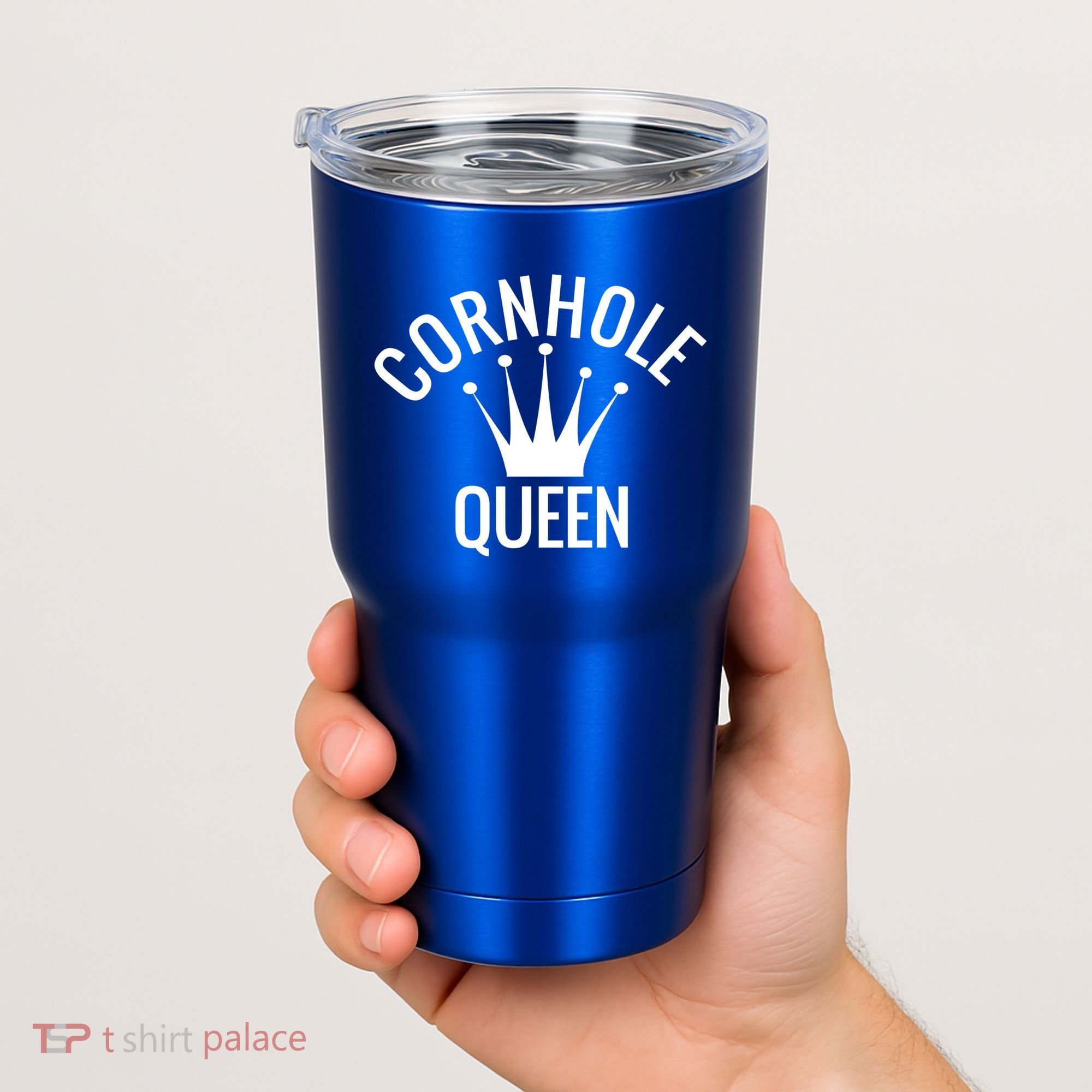 Cornhole Queen Gift Cornhole Champion Crown Gift Tumbler