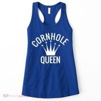 Cornhole Queen Gift Cornhole Champion Crown Gift Women's Tank Top thumb 0