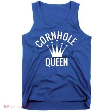 Cornhole Queen Gift Cornhole Champion Crown Gift Tank Top