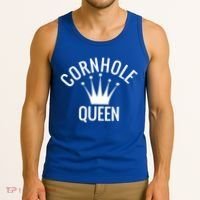 Cornhole Queen Gift Cornhole Champion Crown Gift Tank Top thumb 3