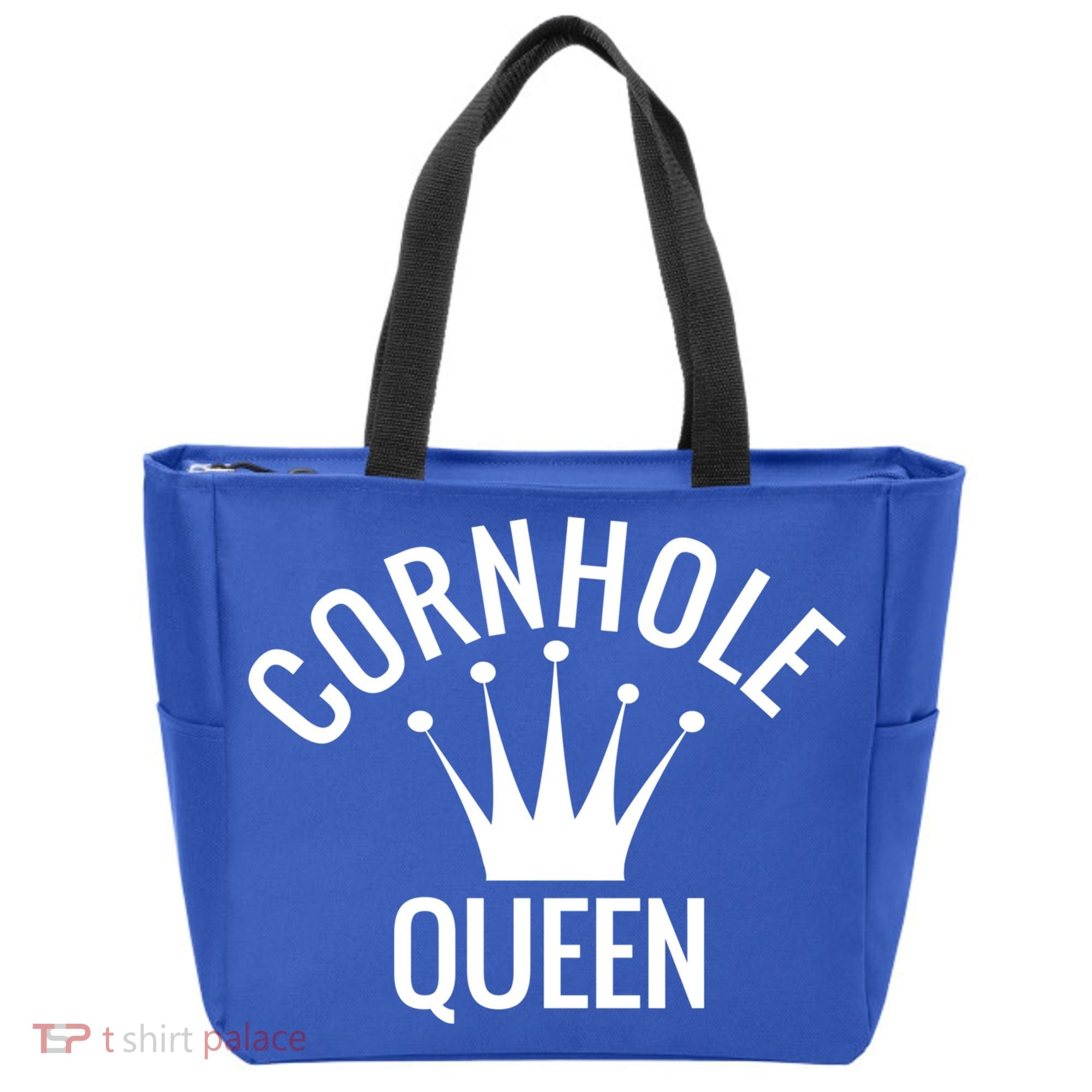 Cornhole Queen Gift Cornhole Champion Crown Gift Tote Bag