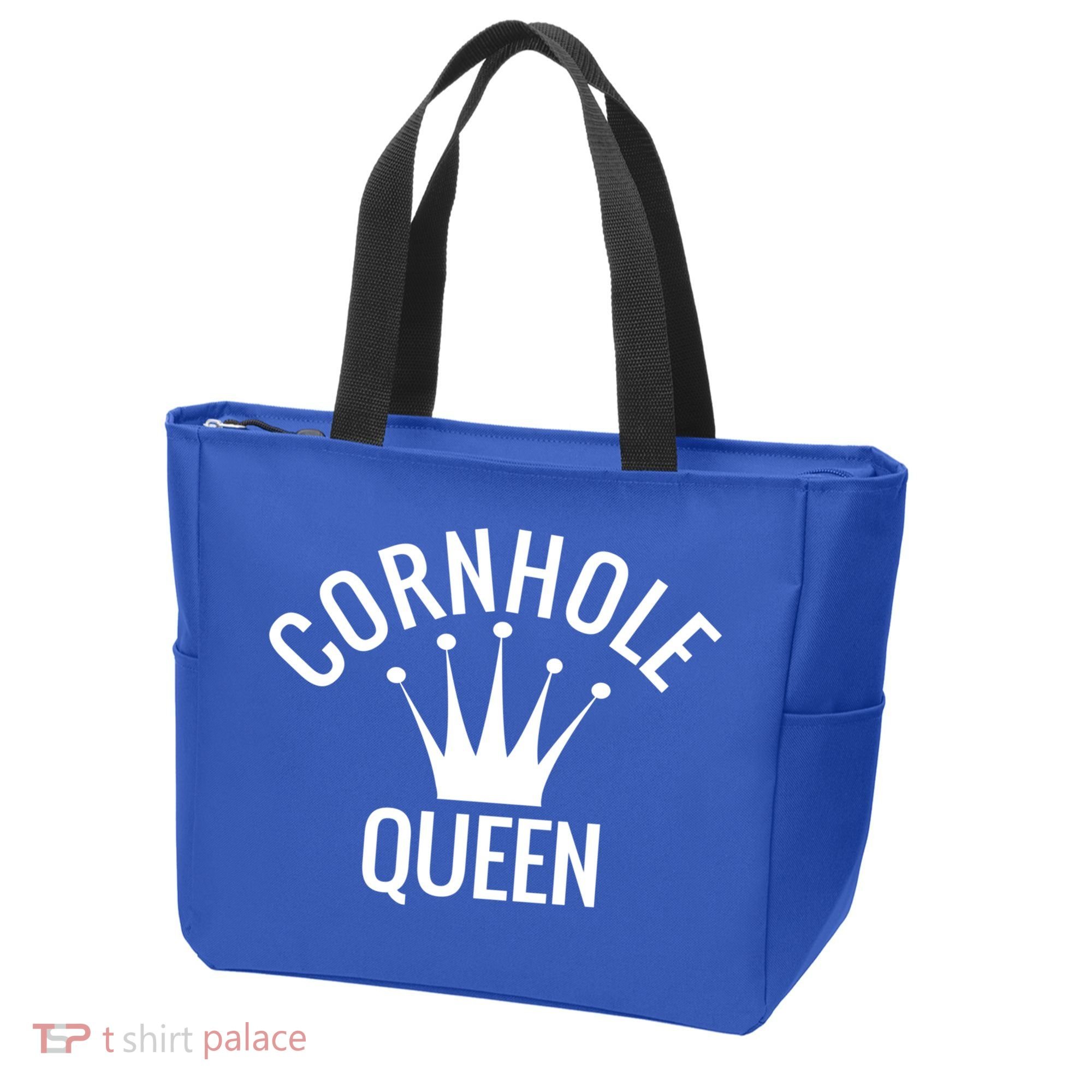 Cornhole Queen Gift Cornhole Champion Crown Gift Tote Bag