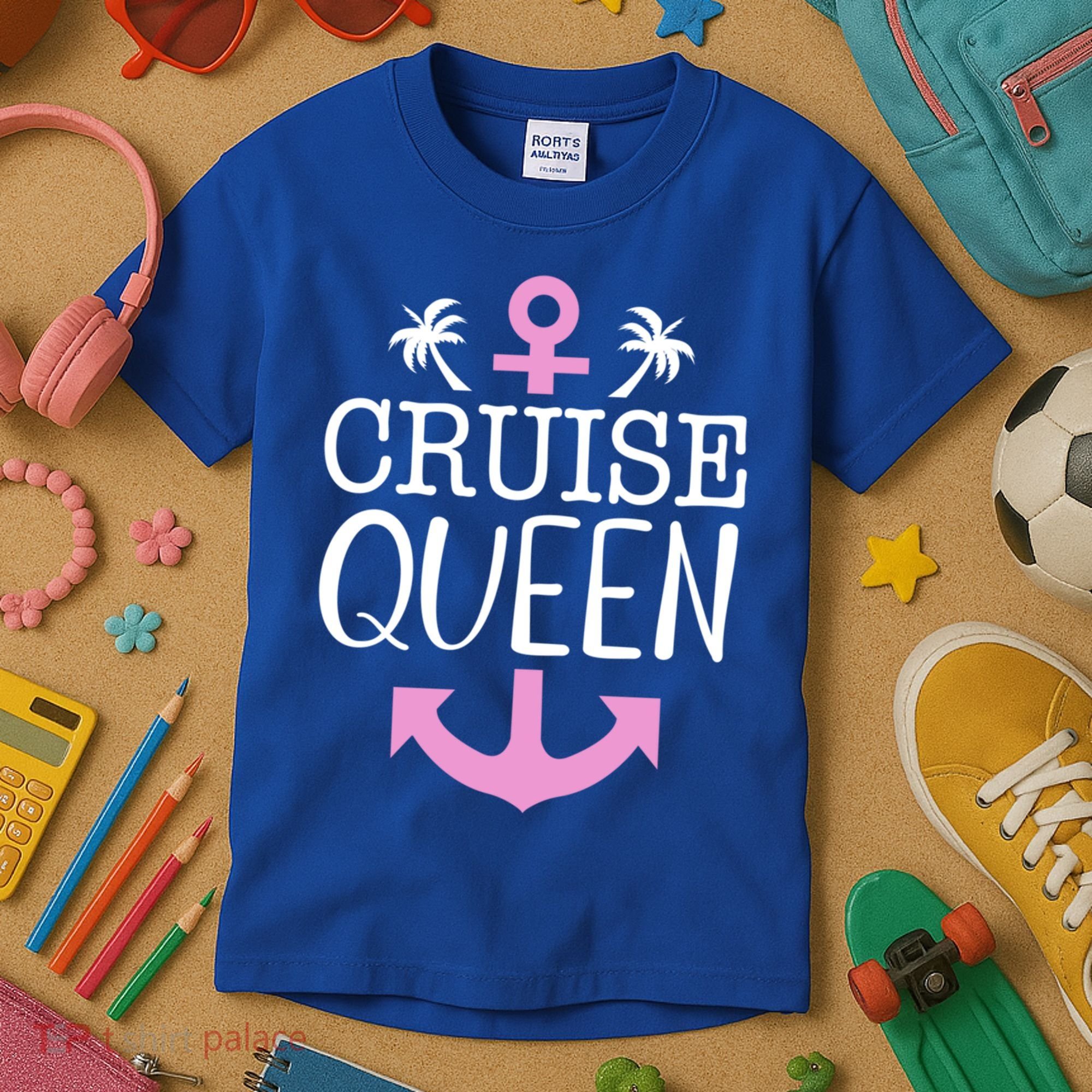 Cruise Queen Gift Kids T-Shirt