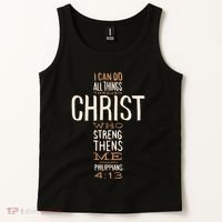 Christian Quote I Can Do All Things Through Christ Who Strengthens Me Tank Top thumb 2