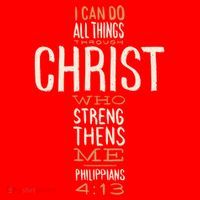 Christian Quote I Can Do All Things Through Christ Who Strengthens Me Santa Hat thumb 1