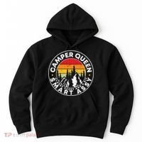 Camper Queen Smart Assy , Classy Sassy And A Bit Logo Camping Hoodie thumb 0
