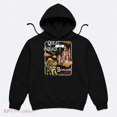 Cat Quest Squad Broccoli Hoodie
