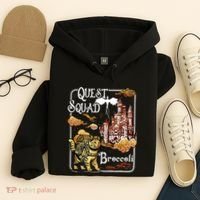 Cat Quest Squad Broccoli Hoodie thumb 4