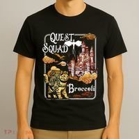 Cat Quest Squad Broccoli T-Shirt thumb 3