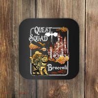 Cat Quest Squad Broccoli Coaster thumb 0