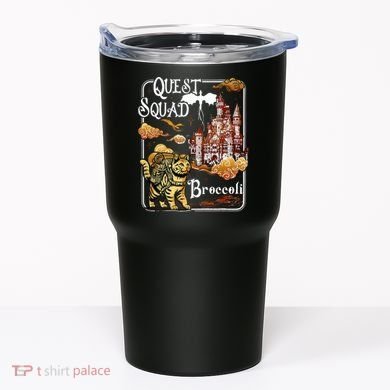 Cat Quest Squad Broccoli Tumbler
