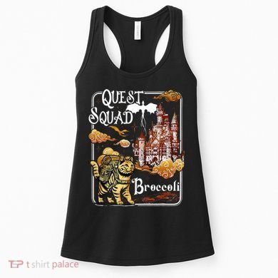 Cat Quest Squad Broccoli Women's Tank Top