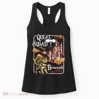 Cat Quest Squad Broccoli Women's Tank Top thumb 0