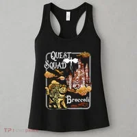 Cat Quest Squad Broccoli Women's Tank Top thumb 3