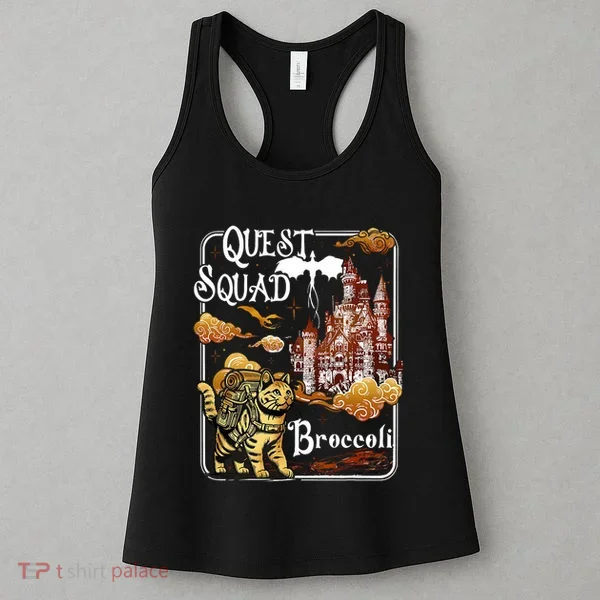 Cat Quest Squad Broccoli Women's Tank Top