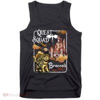 Cat Quest Squad Broccoli Tank Top thumb 0