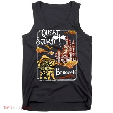 Cat Quest Squad Broccoli Tank Top