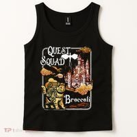 Cat Quest Squad Broccoli Tank Top thumb 2