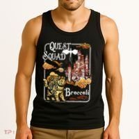 Cat Quest Squad Broccoli Tank Top thumb 3
