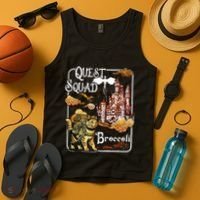 Cat Quest Squad Broccoli Tank Top thumb 4