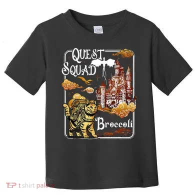 Cat Quest Squad Broccoli Toddler T-Shirt