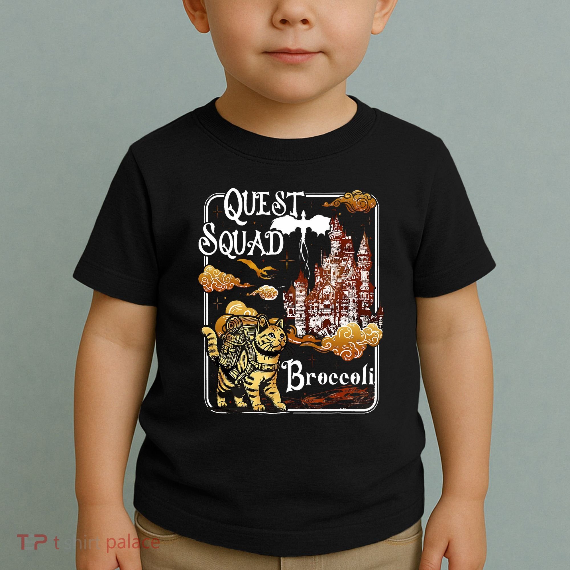 Cat Quest Squad Broccoli Toddler T-Shirt