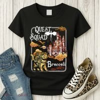Cat Quest Squad Broccoli Women's T-Shirt thumb 3