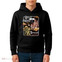 Cat Quest Squad Broccoli Kids Hoodie thumb 4