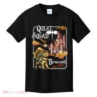 Cat Quest Squad Broccoli Kids T-Shirt thumb 0