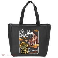 Cat Quest Squad Broccoli Tote Bag thumb 0