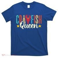 Crawfish Queen Vintage Retro Boil Season Lobster Gift T-Shirt thumb 0