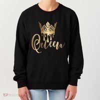 Cool Queen With Crown Women's Sweatshirt thumb 0