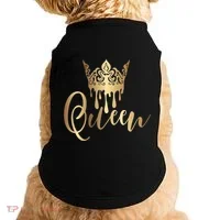 Cool Queen With Crown Doggie Tank thumb 0
