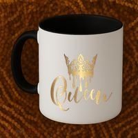 Cool Queen With Crown Coffee Mug thumb 2