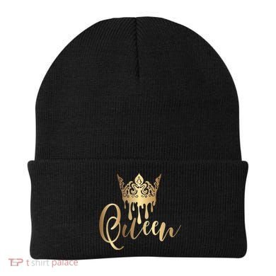 Cool Queen With Crown Beanie