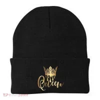 Cool Queen With Crown Beanie thumb 0