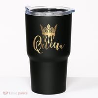 Cool Queen With Crown Tumbler thumb 0