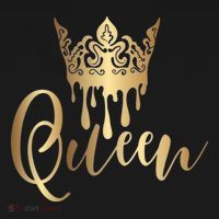 Cool Queen With Crown Kids Long Sleeve Shirt thumb 2