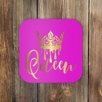 Cool Queen With Crown Coaster thumb 0