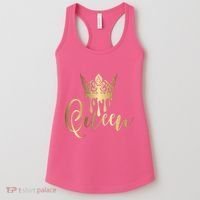 Cool Queen With Crown Women's Tank Top thumb 0